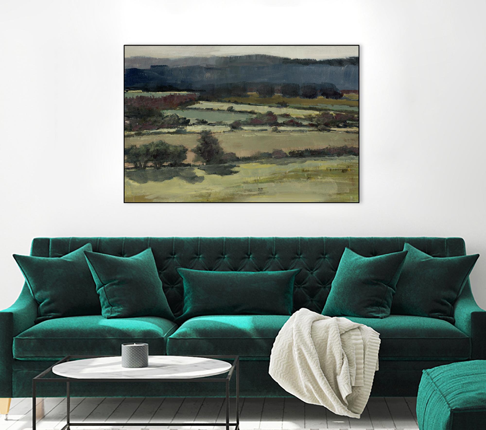 Petits territoires by Jacques Clément on GIANT ART - green landscape country side