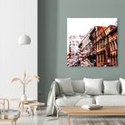 Urban Distortion VIII by Jean-François Dupuis on GIANT ART - orange city scene ville