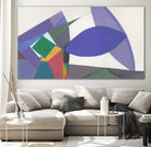 Equilibrium by Diane Lambin on GIANT ART - green shapes geometric shapes