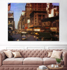 New York 1949 - 9 by Jean-François Dupuis on GIANT ART - beige architecture automobile