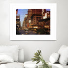 New York 1949 - 9 by Jean-François Dupuis on GIANT ART - beige architecture automobile