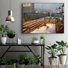 New York 1949 - 4 by Jean-François Dupuis on GIANT ART - beige city scene wagon