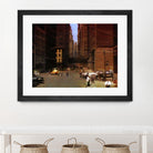 New York 1949 - 2 by Jean-François Dupuis on GIANT ART - beige city scene ouvriers