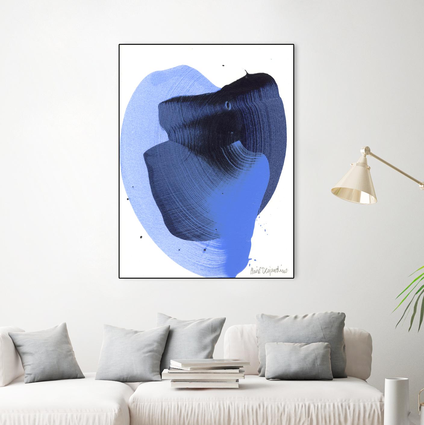 The space in between 43 by Claire Desjardins on GIANT ART - blue abstract