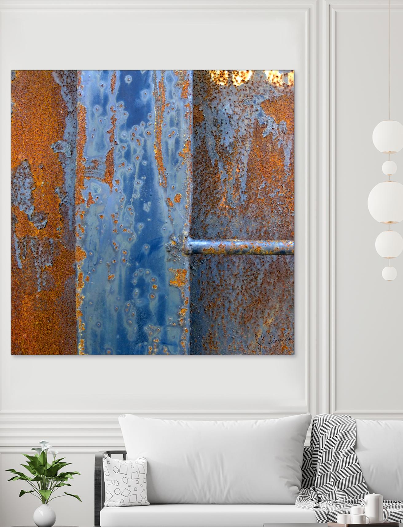 Rusty Panel 2 by Jean-François Dupuis on GIANT ART - orange photo art rust