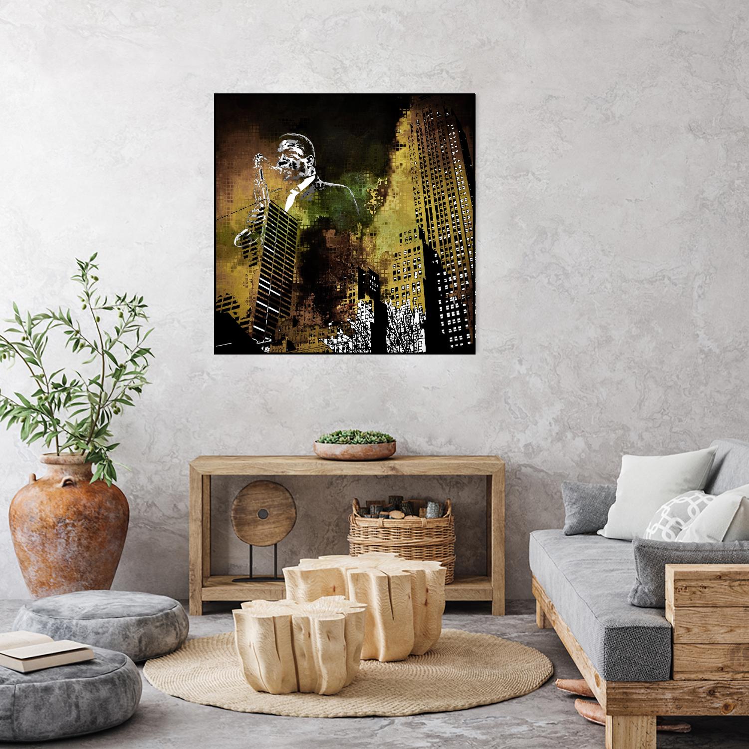 Jazzi I by Jefd on GIANT ART - yellow music - dance