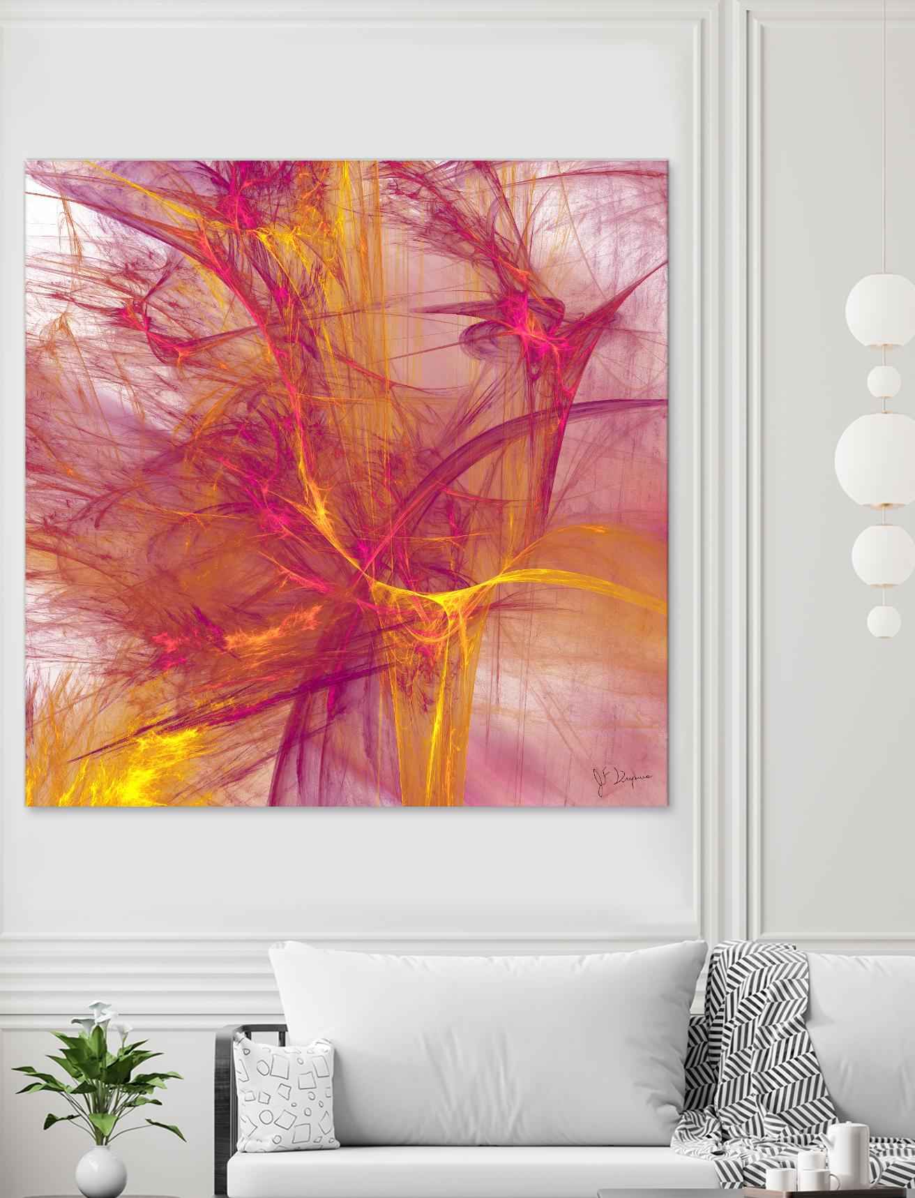 Mutation IV by Jean-François Dupuis on GIANT ART - pink digital québécois