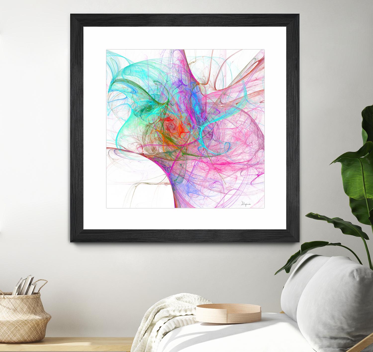 Fractalis I by Jean-François Dupuis on GIANT ART - pink digital québécois