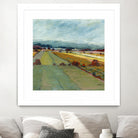 Pastel Landscape VIII by Jacques Clement on GIANT ART - blue landscape