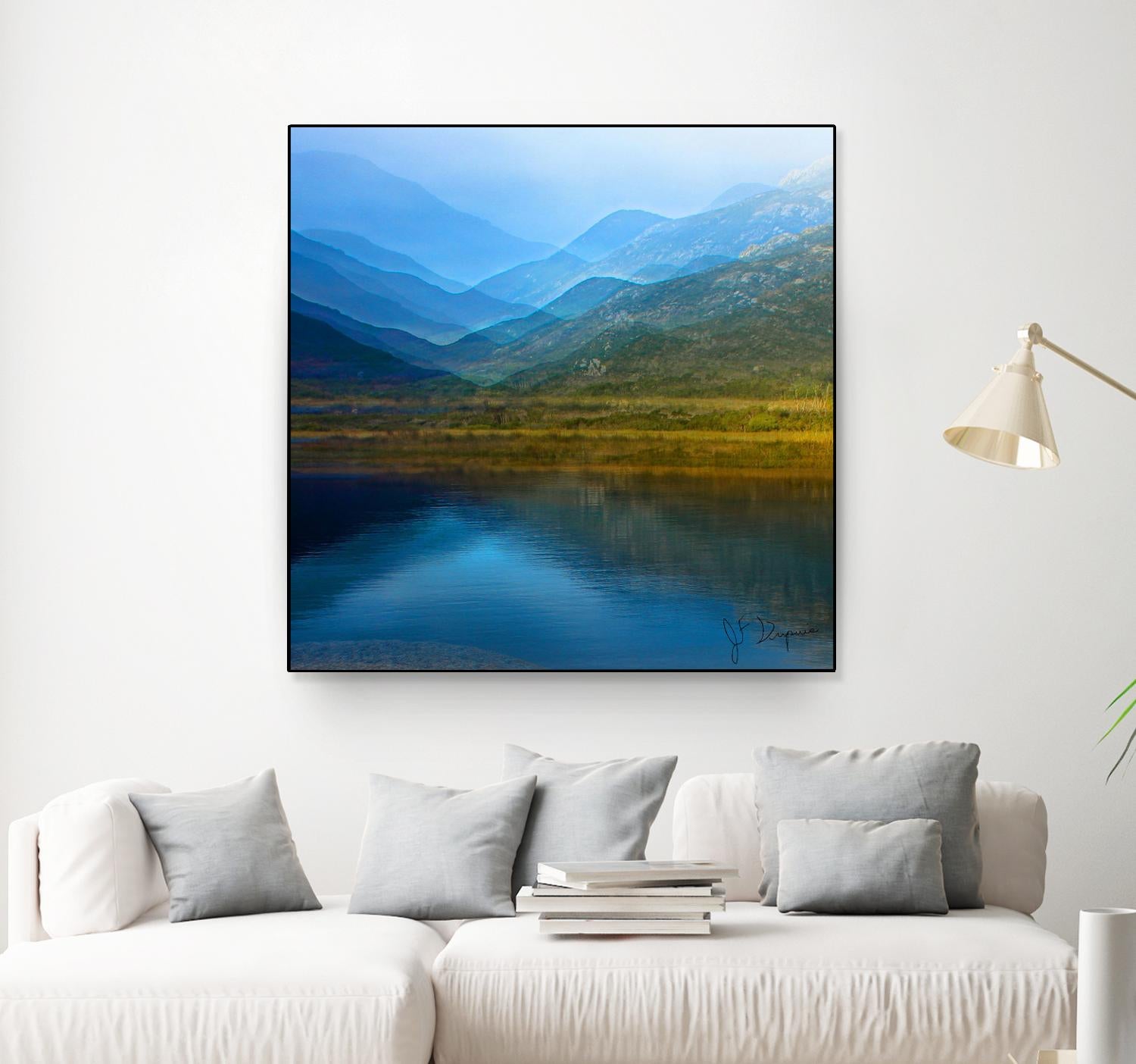 King of the mountain I by Jean-François Dupuis on GIANT ART - brown landscape