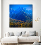 King of the mountain II by Jean-François Dupuis on GIANT ART - brown landscape