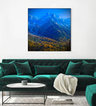 King of the mountain II by Jean-François Dupuis on GIANT ART - brown landscape
