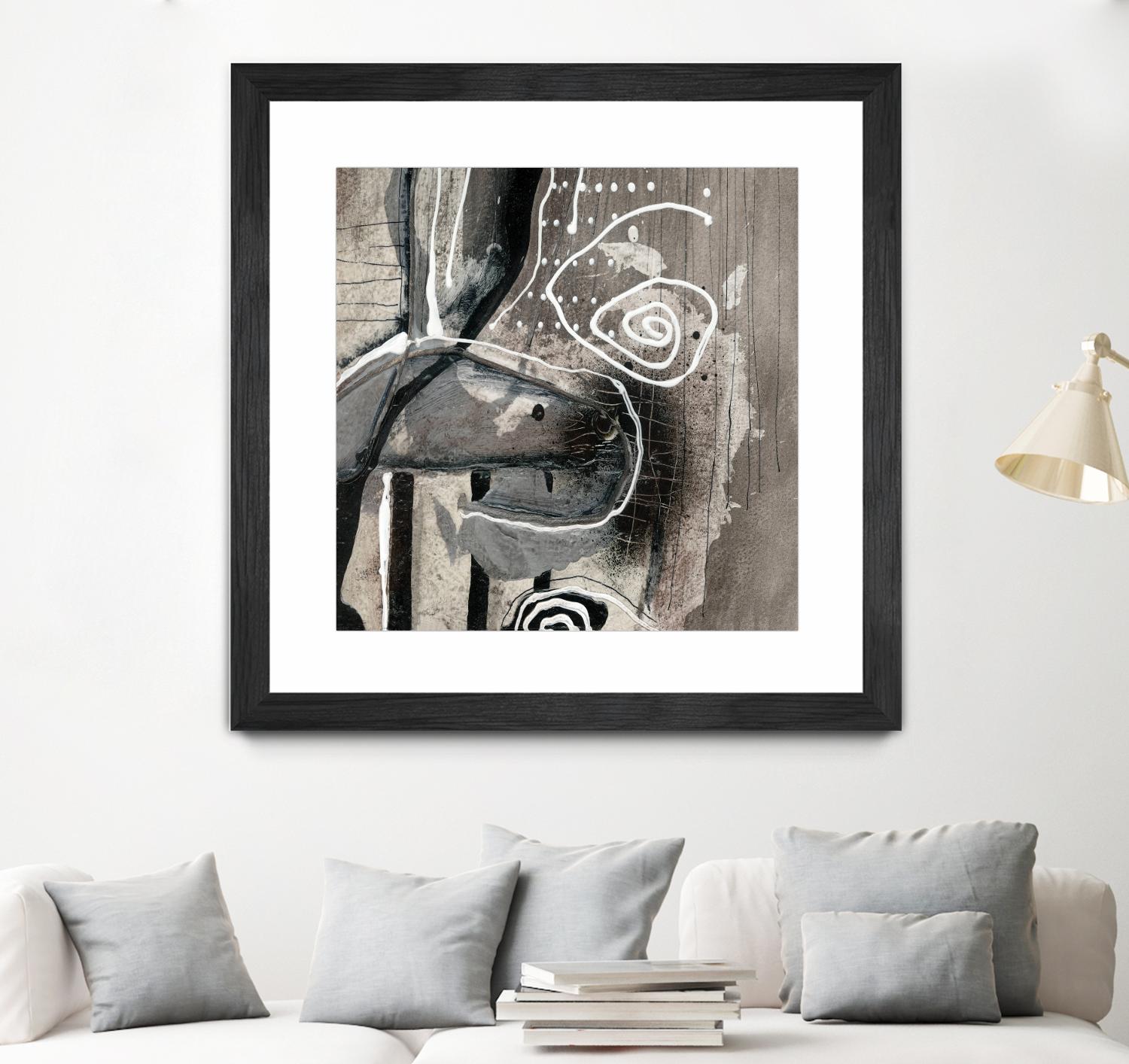 Fatalité (Détail 3) by Sylvie Cloutier on GIANT ART - white abstract
