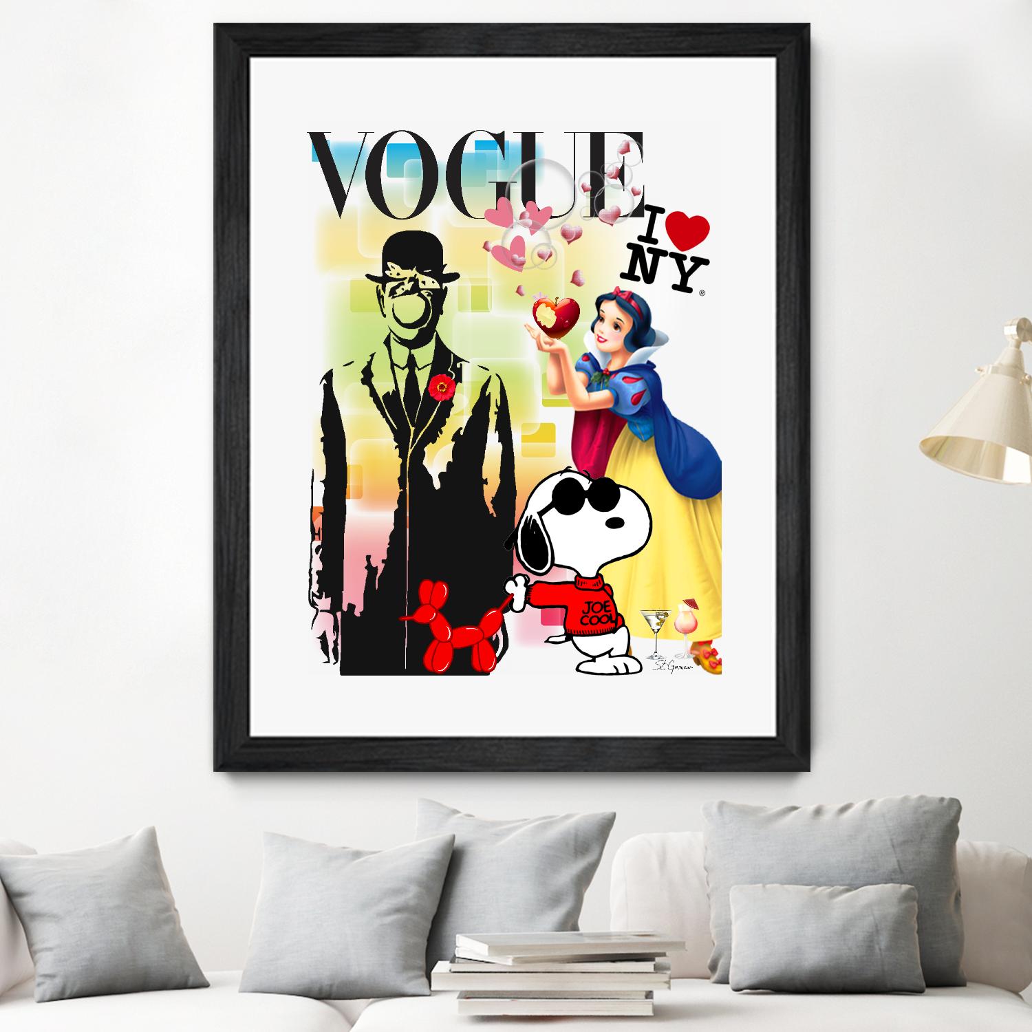 Be Cool by Carole St-Germain on GIANT ART - red digital