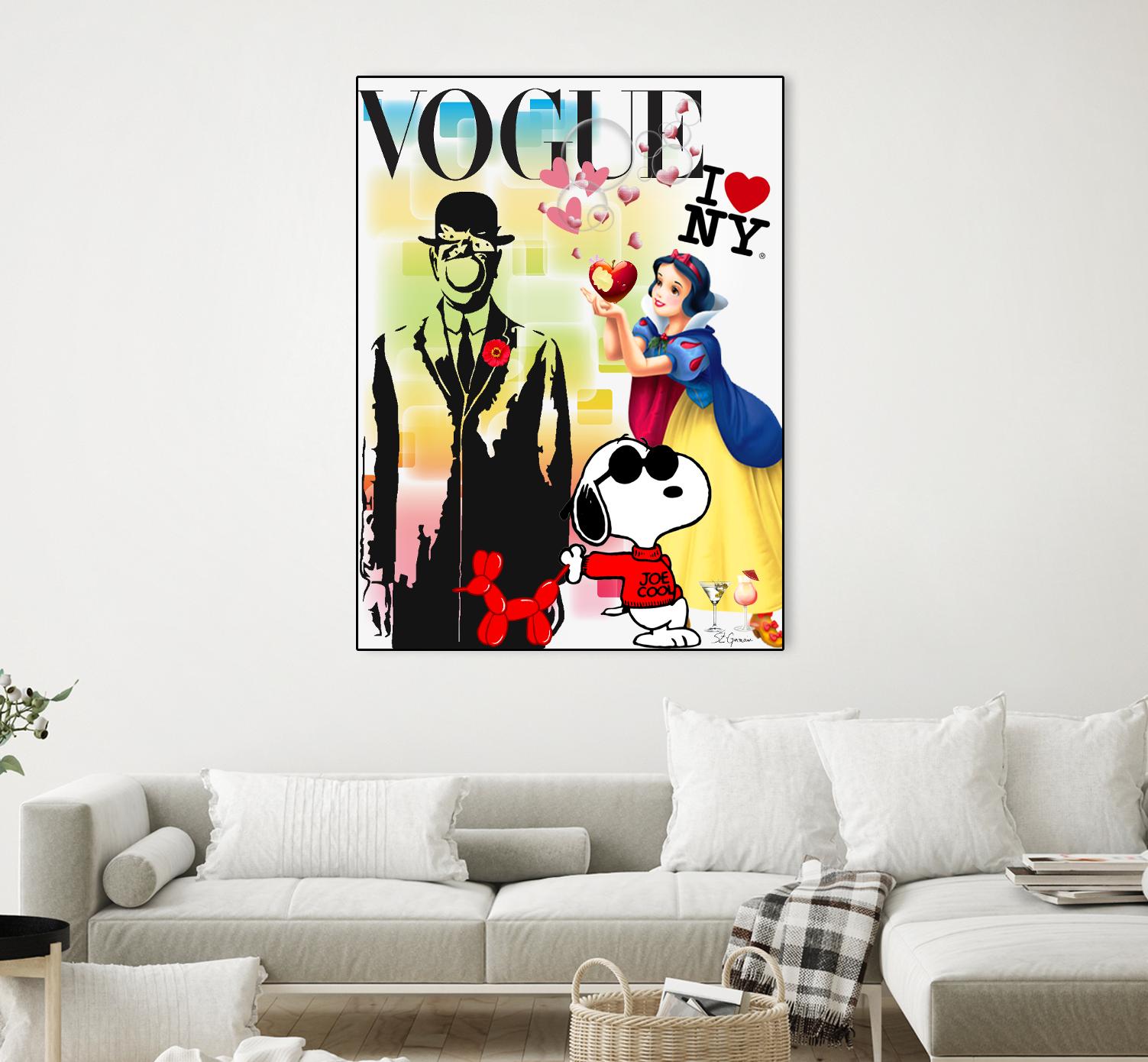 Be Cool by Carole St-Germain on GIANT ART - red digital snow white