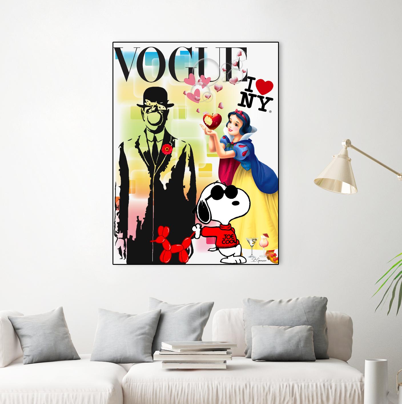 Be Cool by Carole St-Germain on GIANT ART - red digital snow white