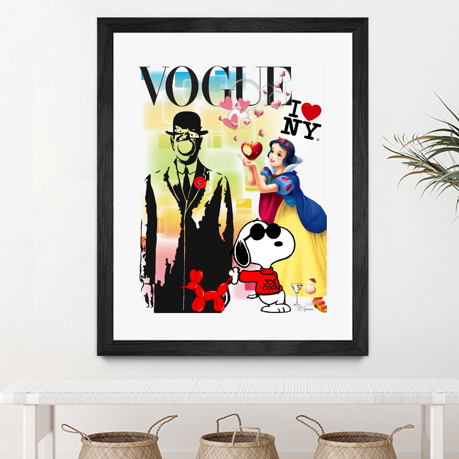 Be Cool by Carole St-Germain on GIANT ART - red digital