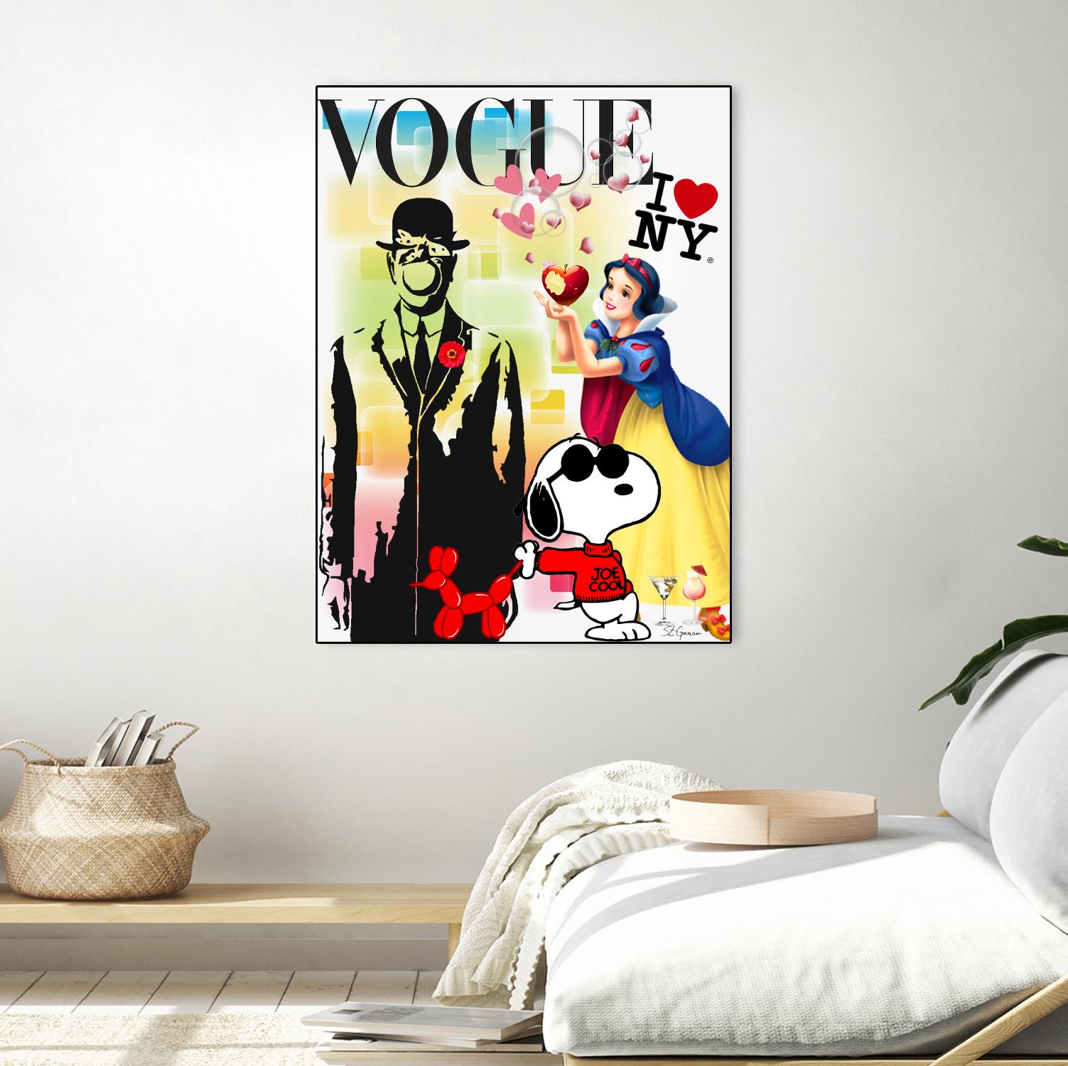 Be Cool by Carole St-Germain on GIANT ART - red digital snow white