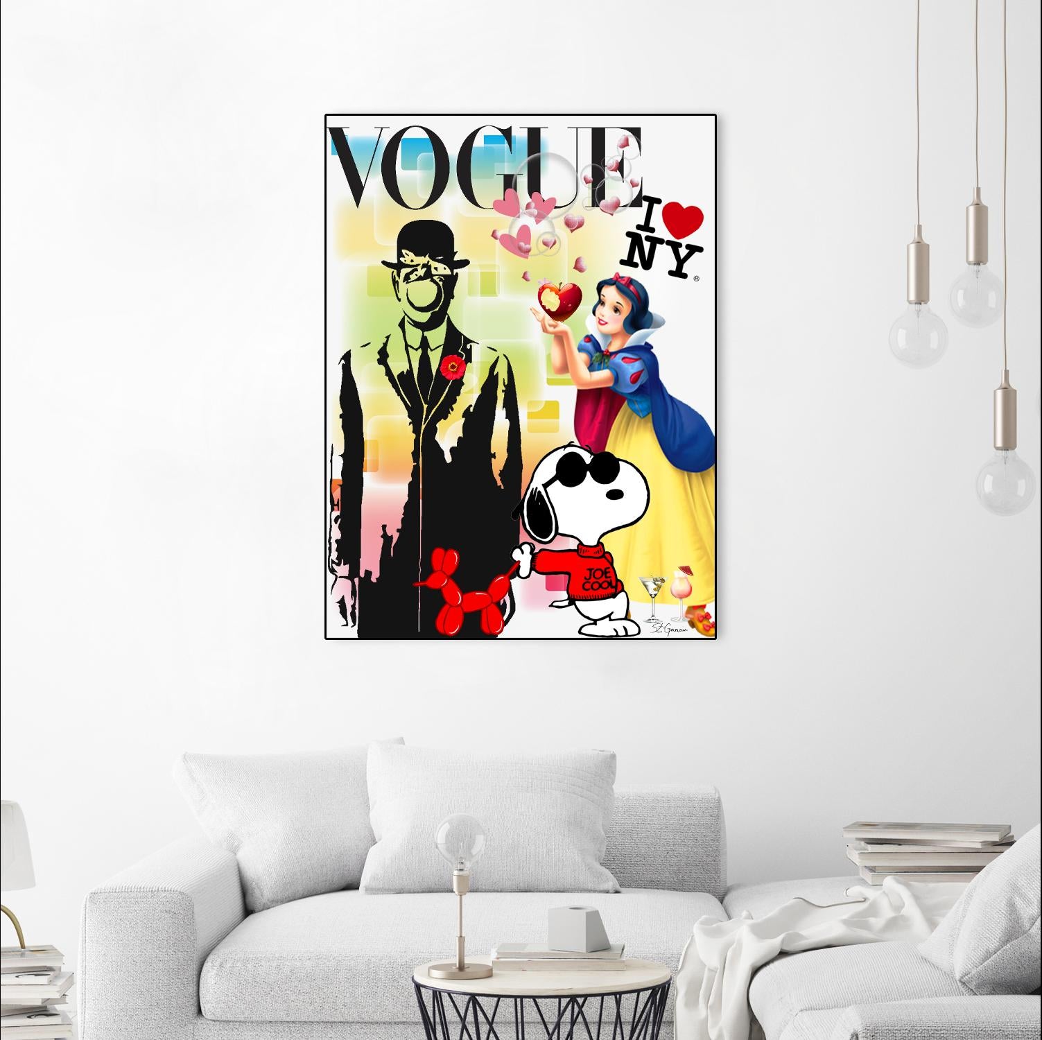 Be Cool by Carole St-Germain on GIANT ART - red digital snow white