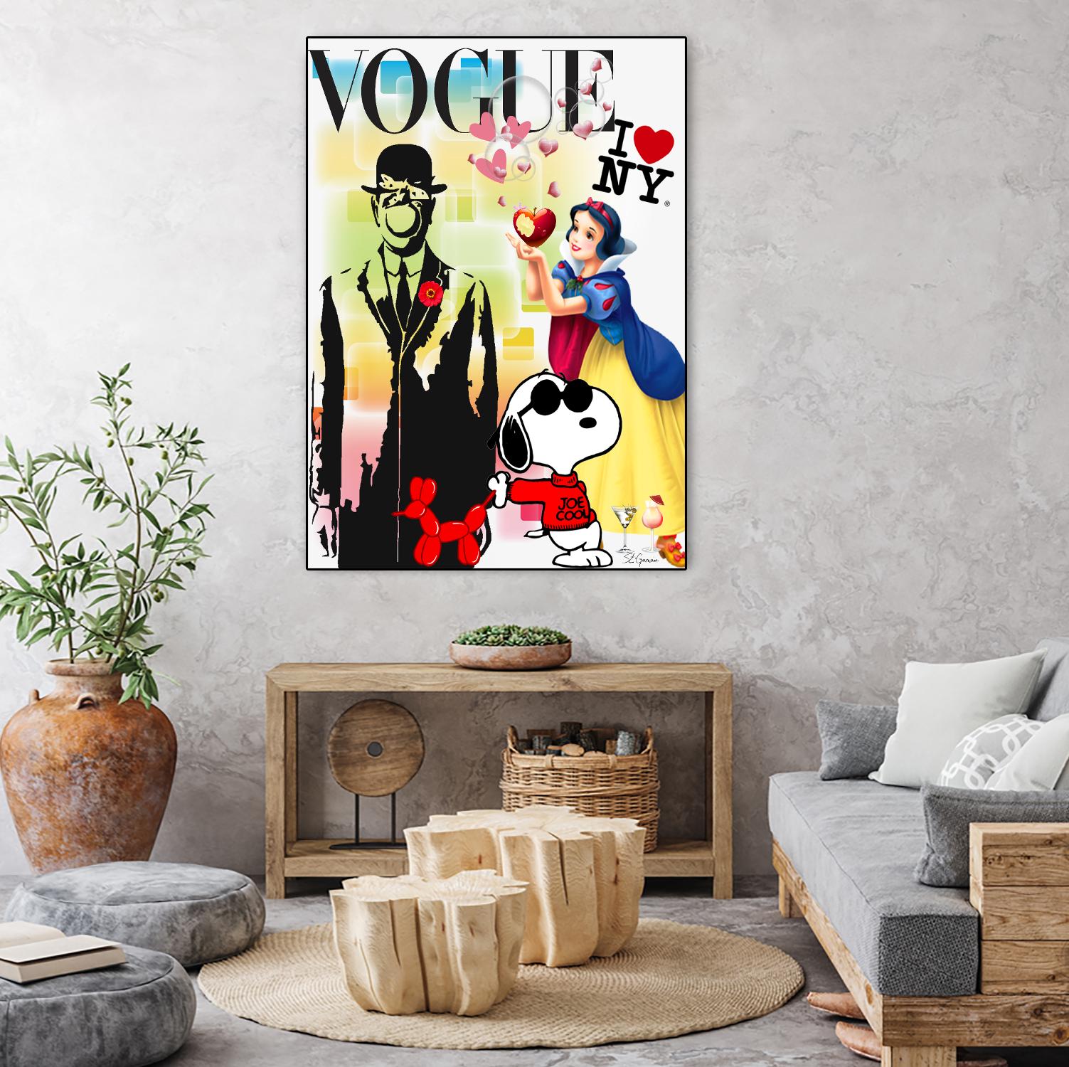 Be Cool by Carole St-Germain on GIANT ART - red digital snow white