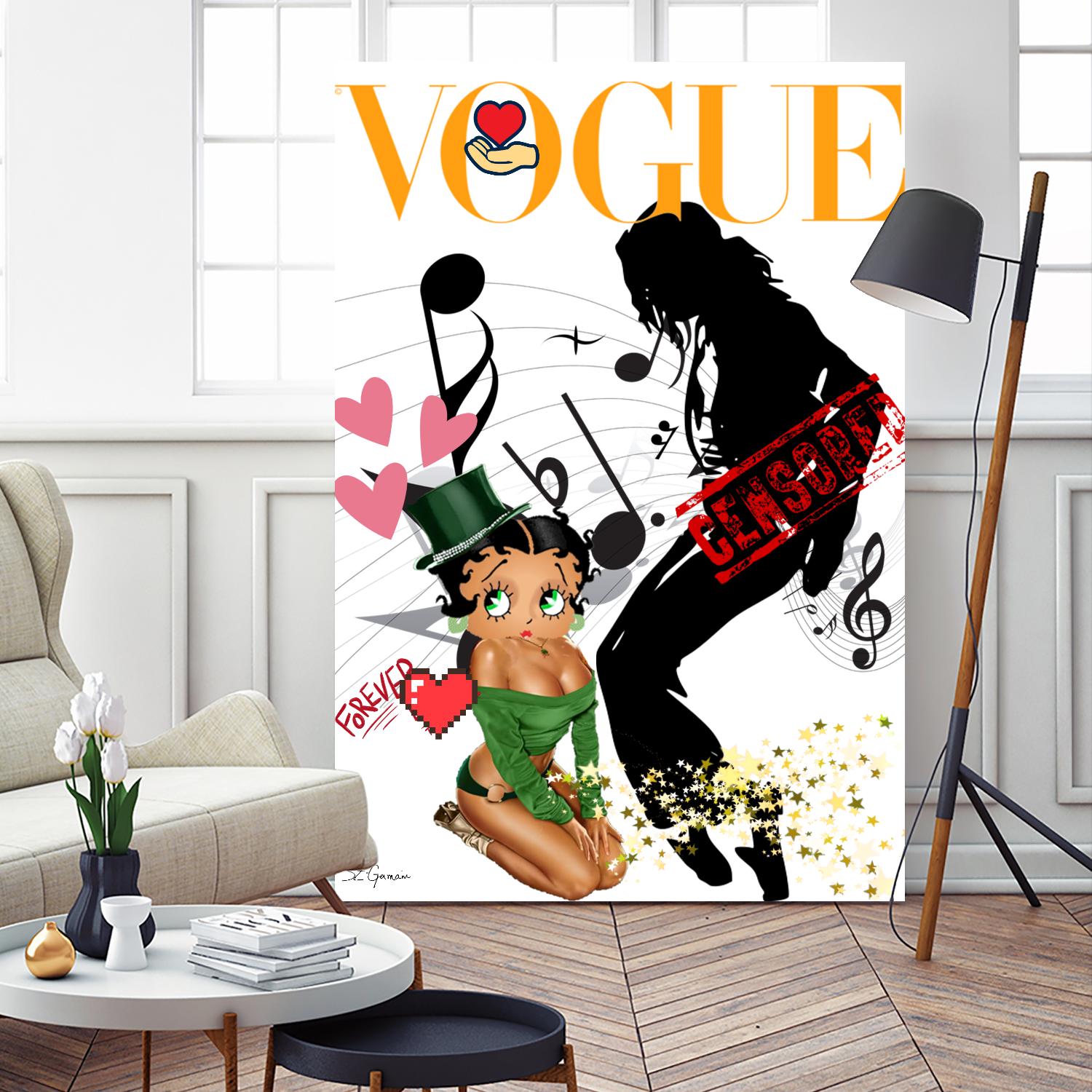 Censored by Carole St-Germain on GIANT ART - pink digital music