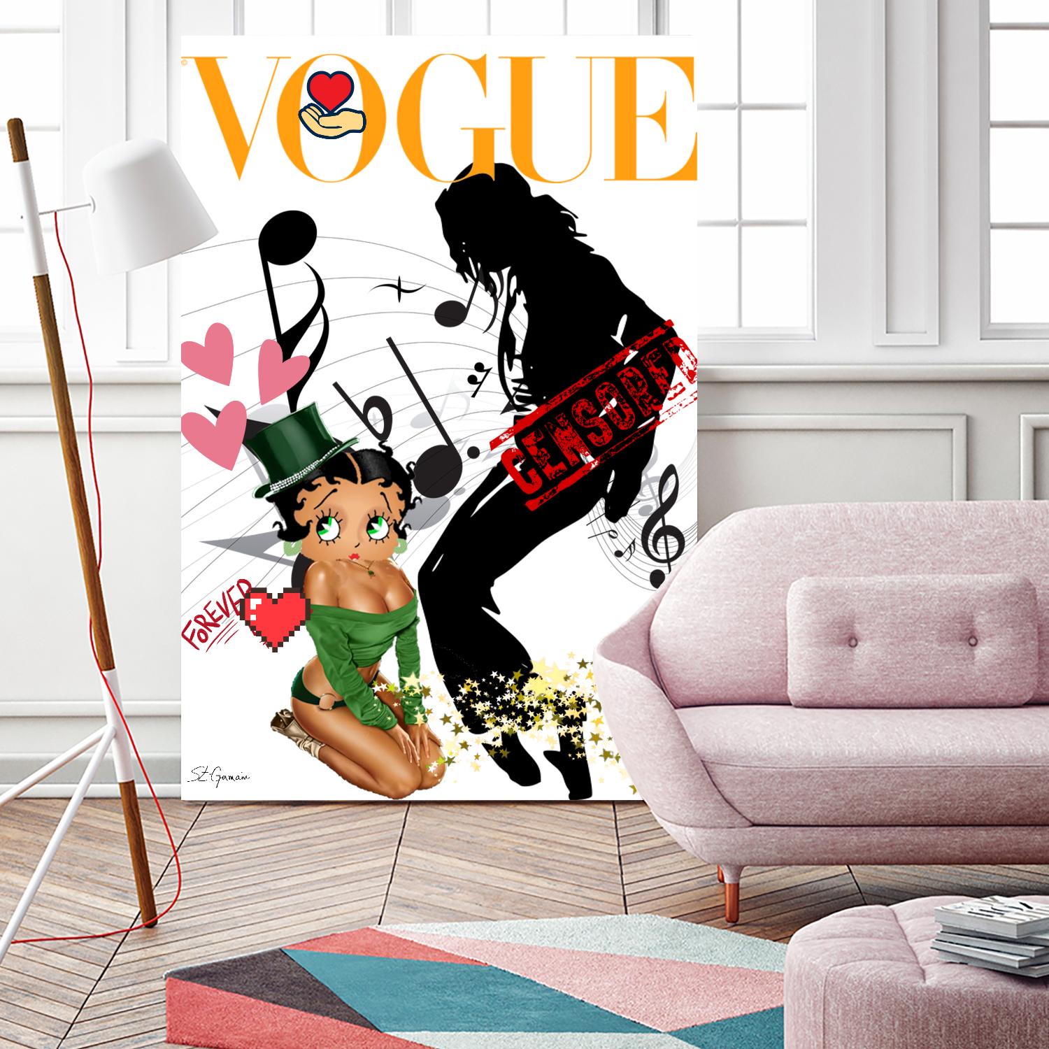 Censored by Carole St-Germain on GIANT ART - pink digital music