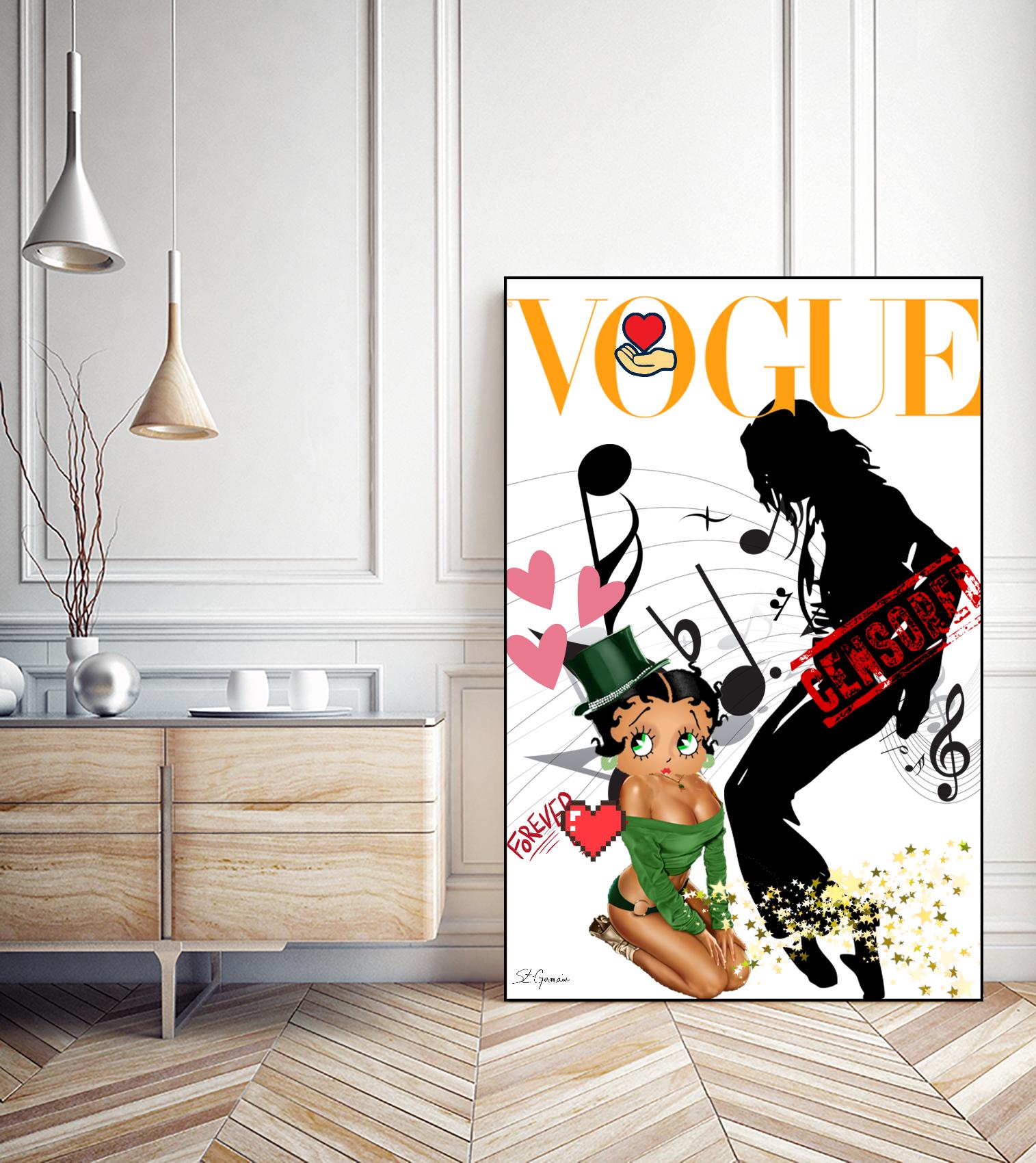 Censored by Carole St-Germain on GIANT ART - pink digital music