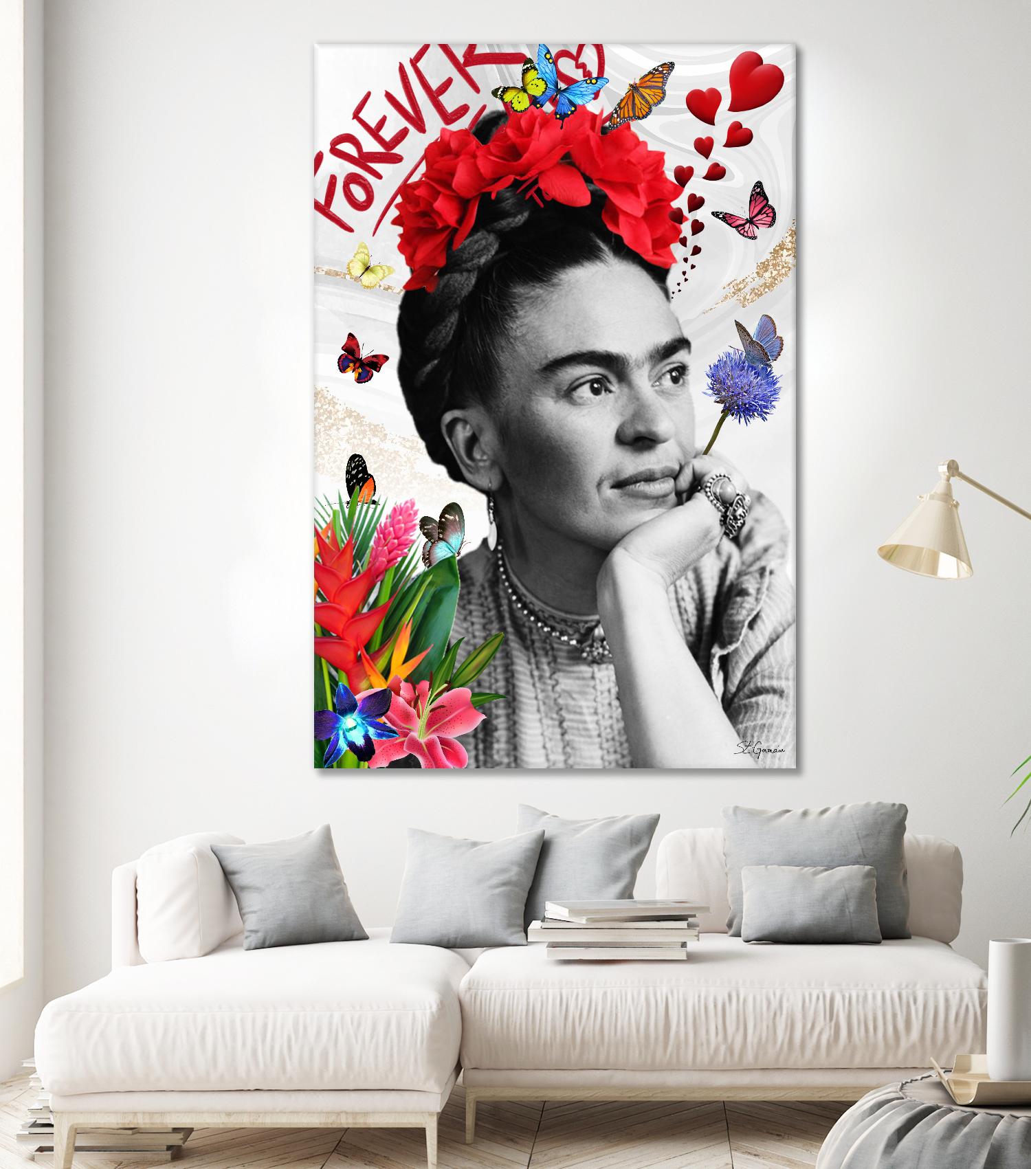 Forever by Carole St-Germain on GIANT ART - red photograph frida