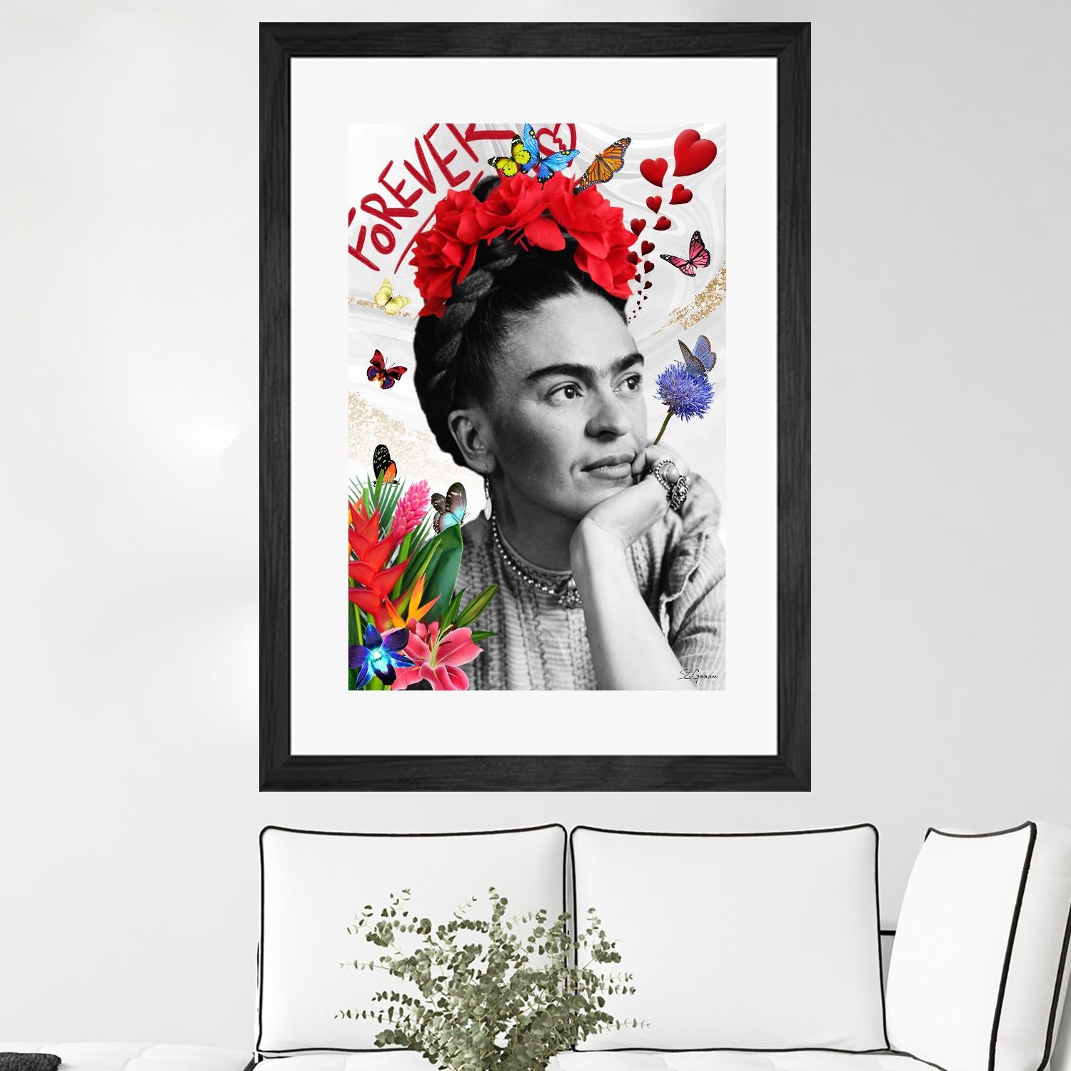 Forever by Carole St-Germain on GIANT ART - red photograph frida khalo