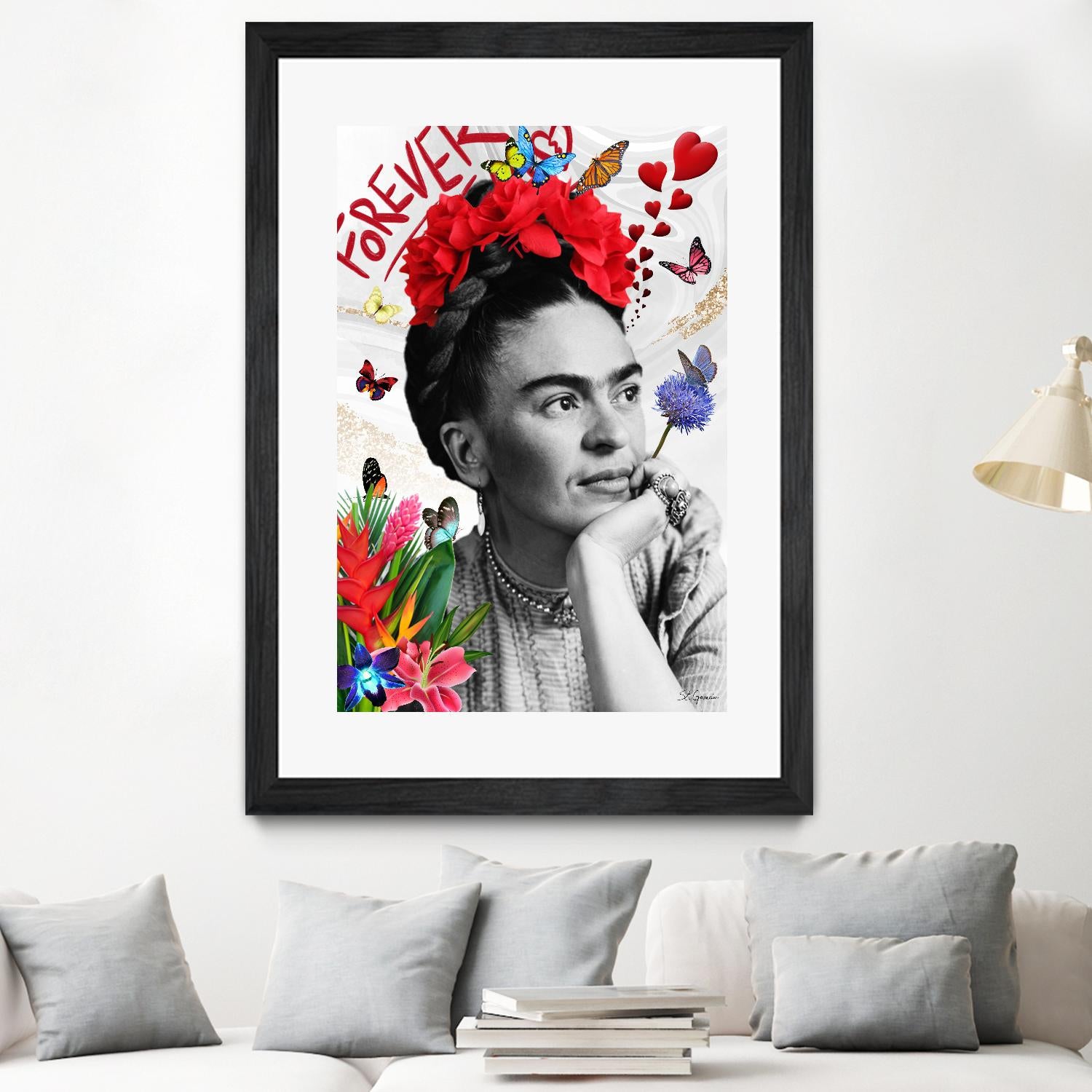Forever by Carole St-Germain on GIANT ART - red photograph frida khalo