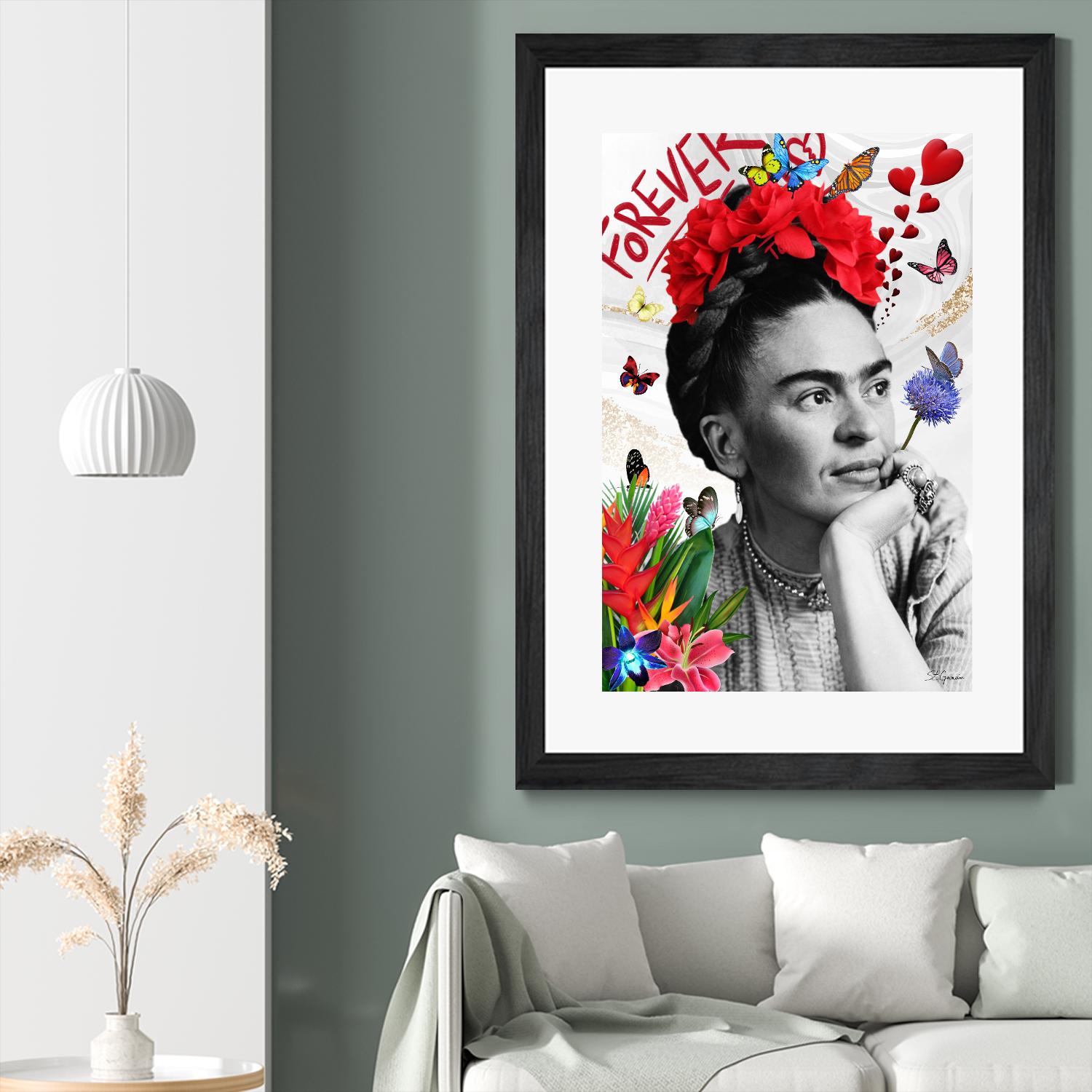 Forever by Carole St-Germain on GIANT ART - red photograph frida khalo