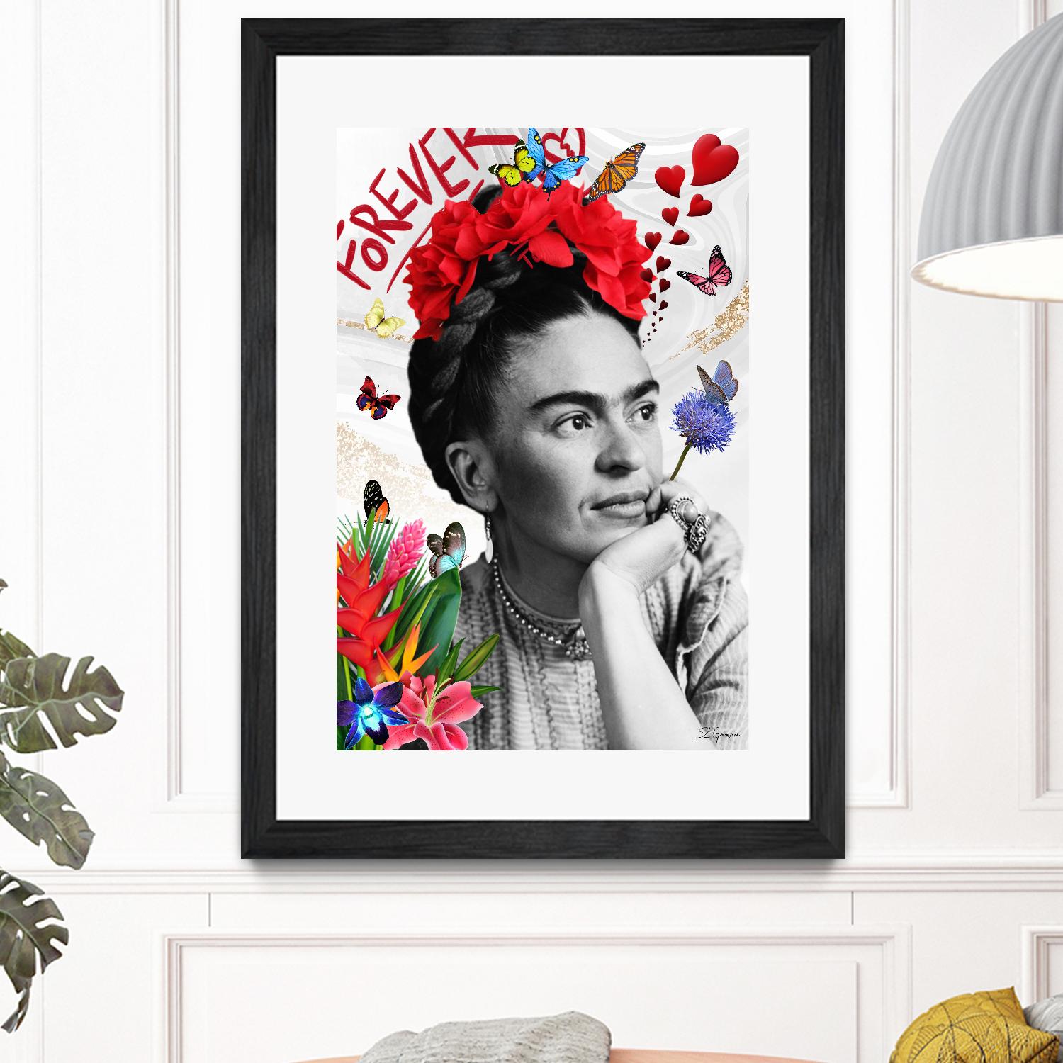 Forever by Carole St-Germain on GIANT ART - red photograph frida khalo
