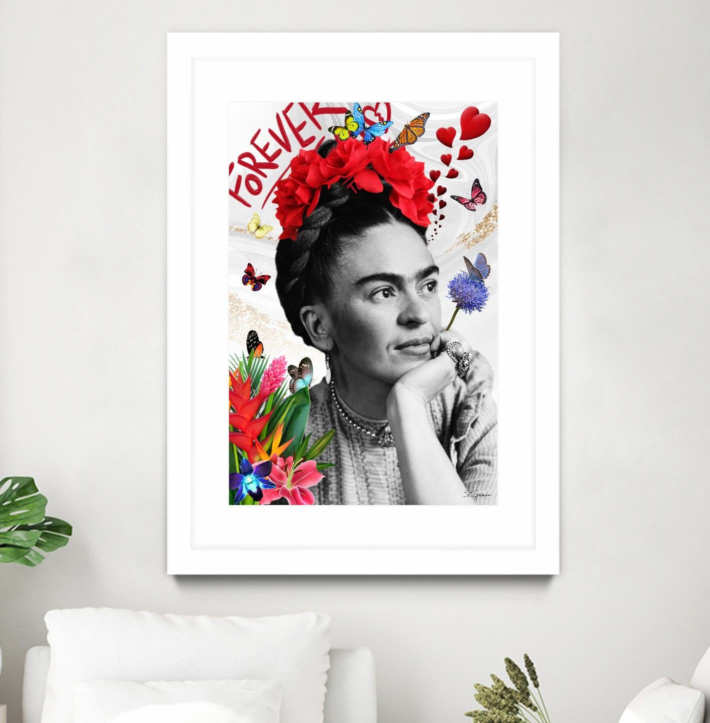 Forever by Carole St-Germain on GIANT ART - red photograph frida khalo