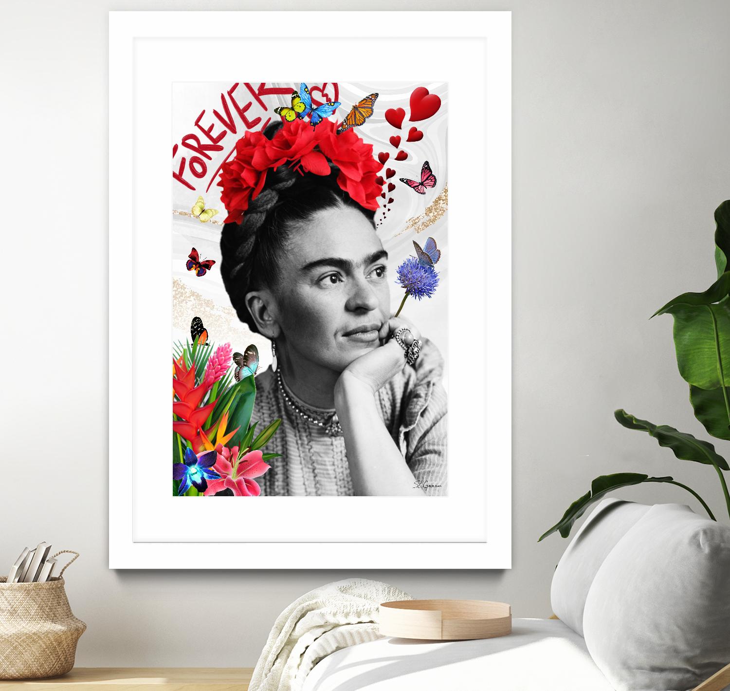 Forever by Carole St-Germain on GIANT ART - red photograph frida khalo