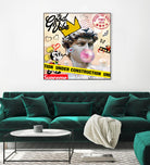 My David by Carole St-Germain on GIANT ART - pink digital david