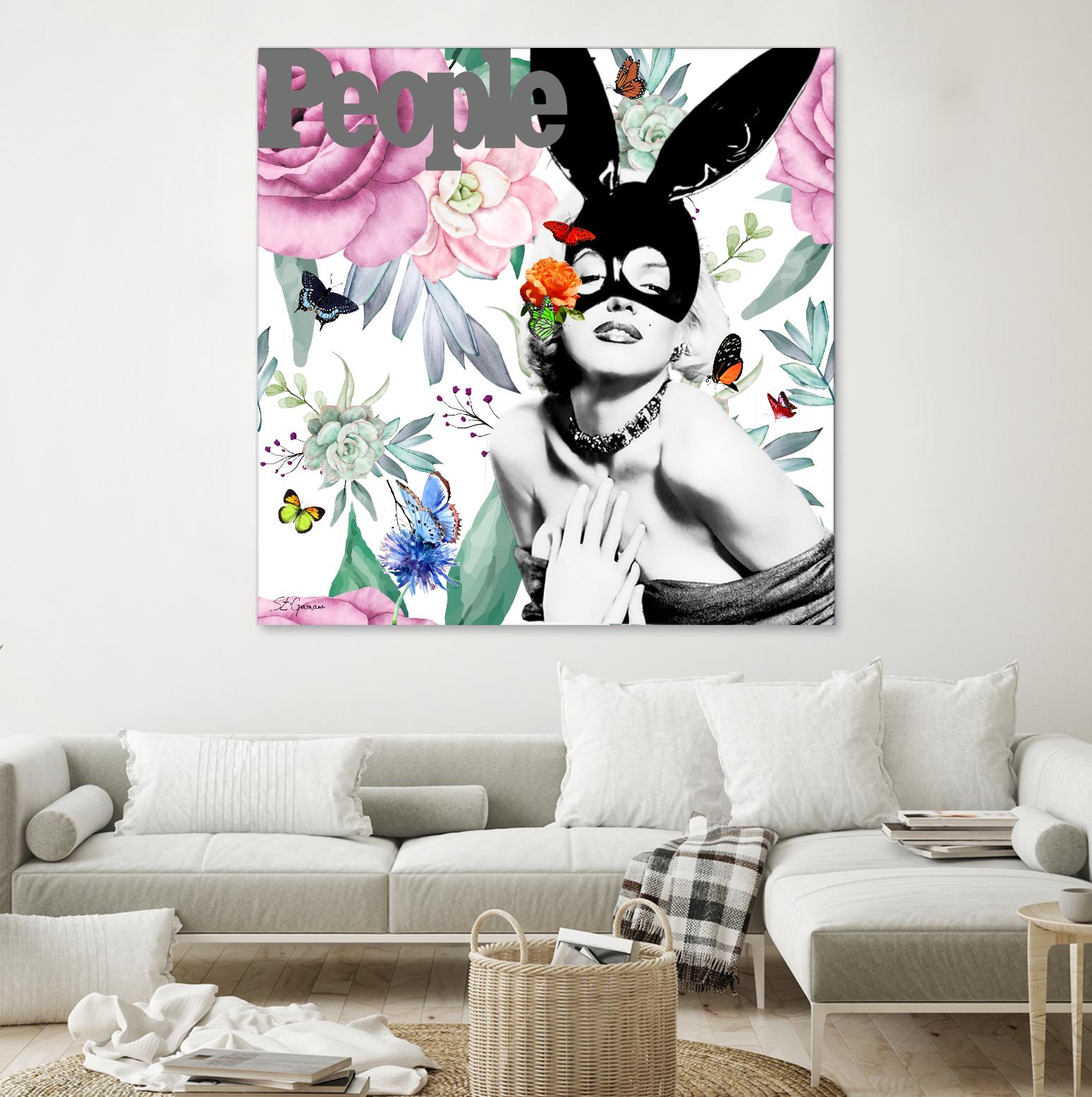 Butterfly Circus by Carole St-Germain on GIANT ART - pink pop pop