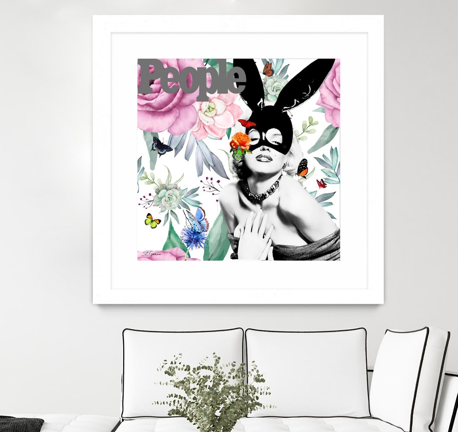 Butterfly Circus by Carole St-Germain on GIANT ART - pink pop pop