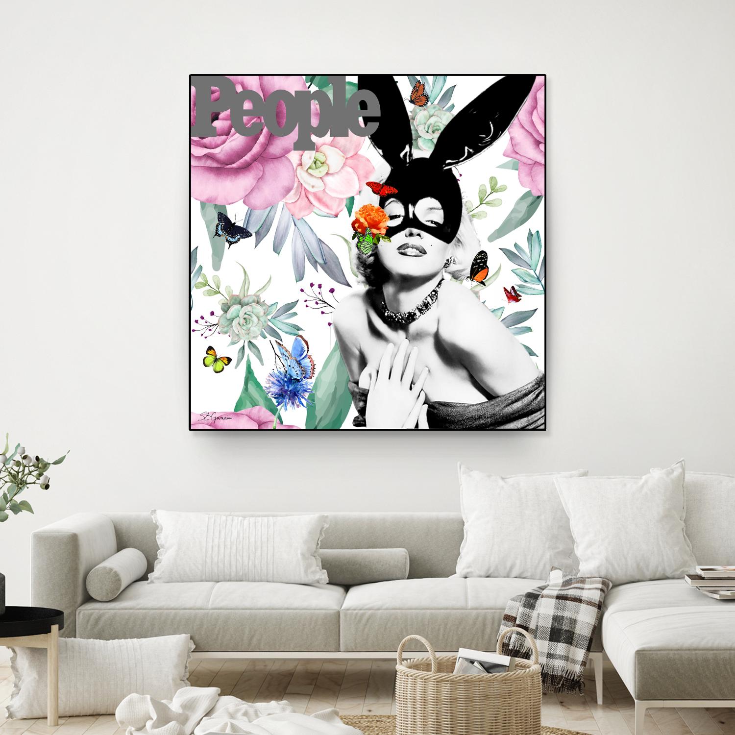 Butterfly Circus by Carole St-Germain on GIANT ART - pink pop pop