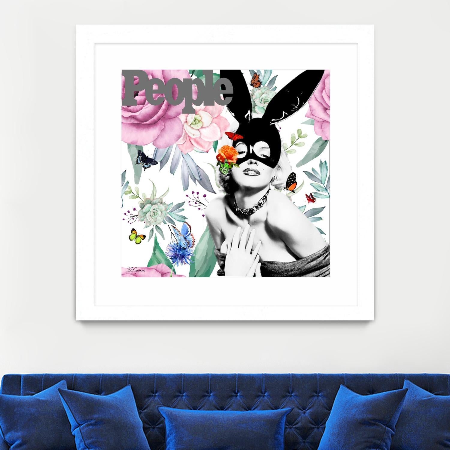 Butterfly Circus by Carole St-Germain on GIANT ART - pink pop pop