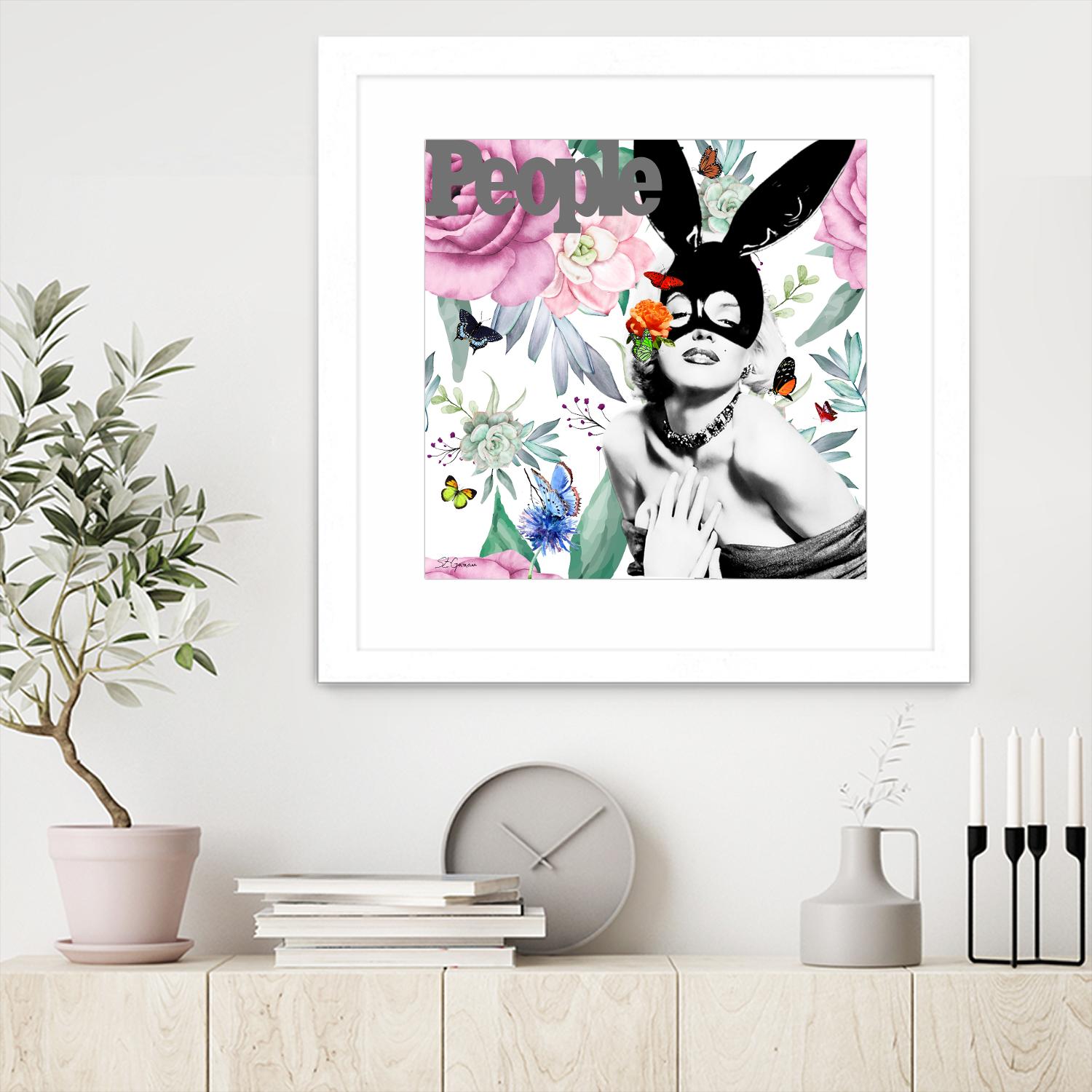 Butterfly Circus by Carole St-Germain on GIANT ART - pink pop pop