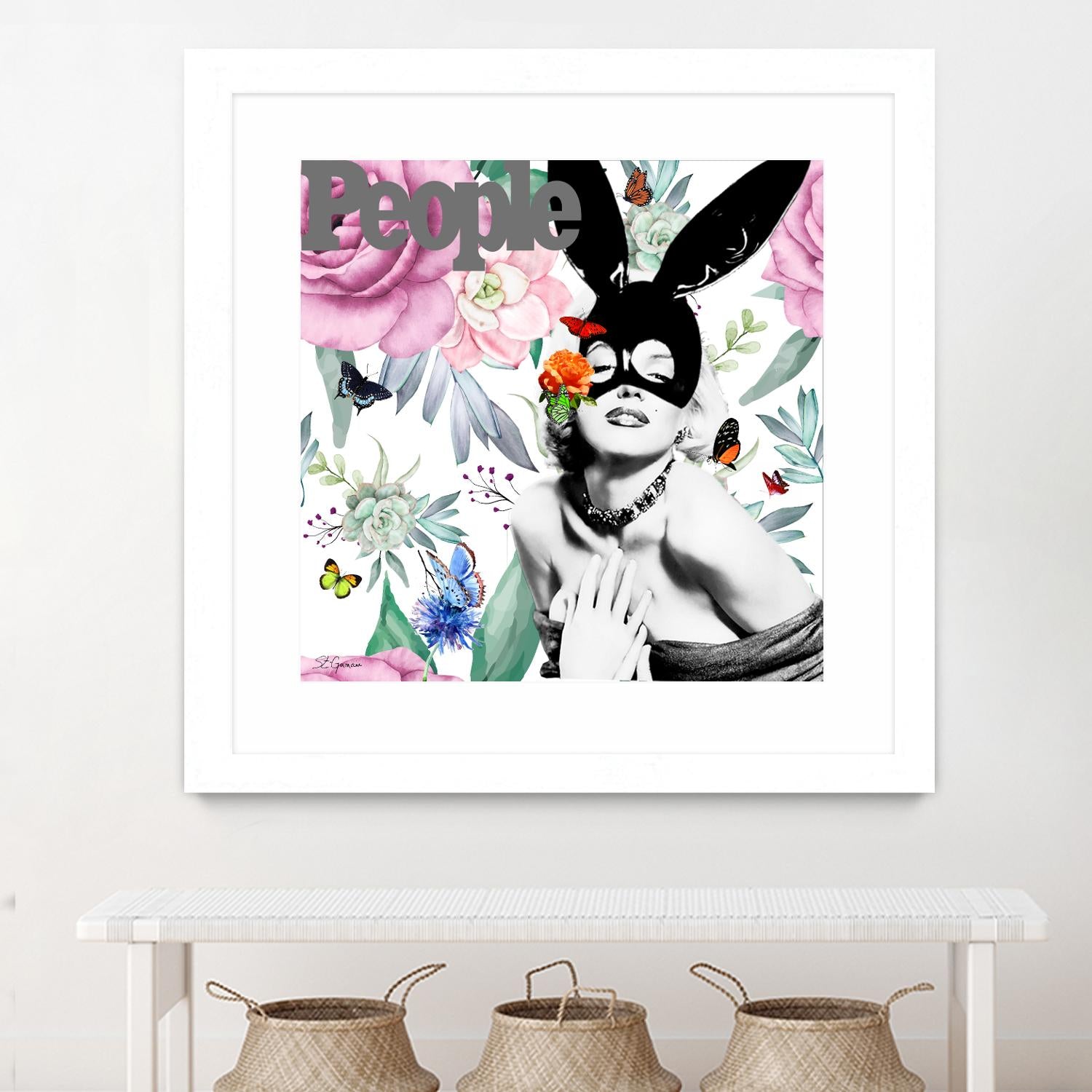 Butterfly Circus by Carole St-Germain on GIANT ART - pink pop pop