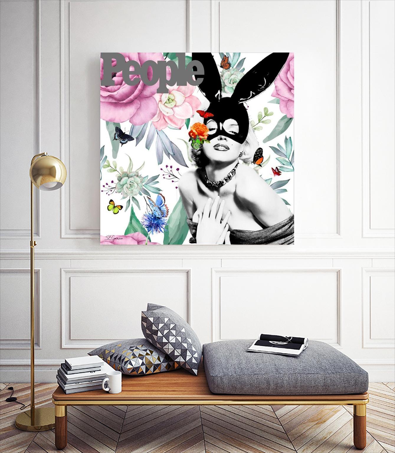 Butterfly Circus by Carole St-Germain on GIANT ART - pink pop pop