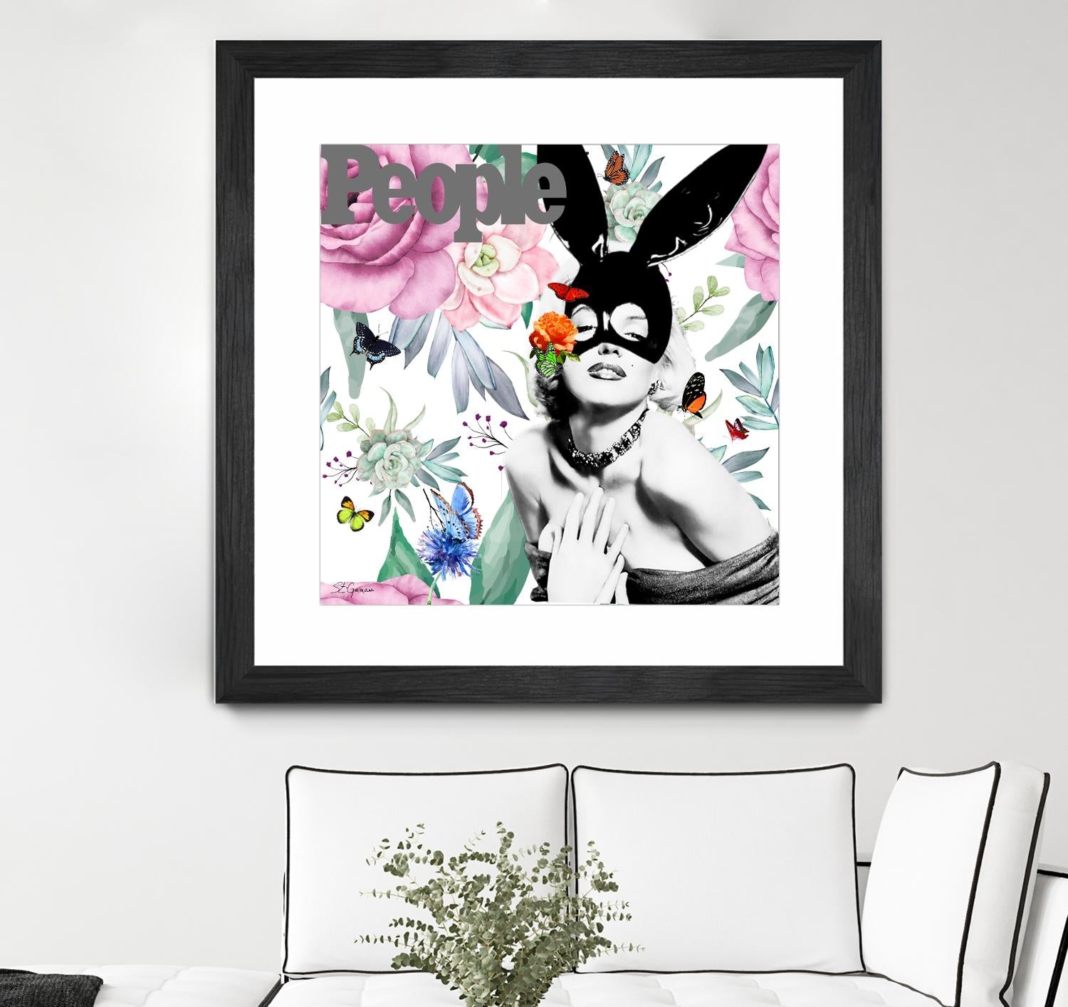 Butterfly Circus by Carole St-Germain on GIANT ART - pink pop pop