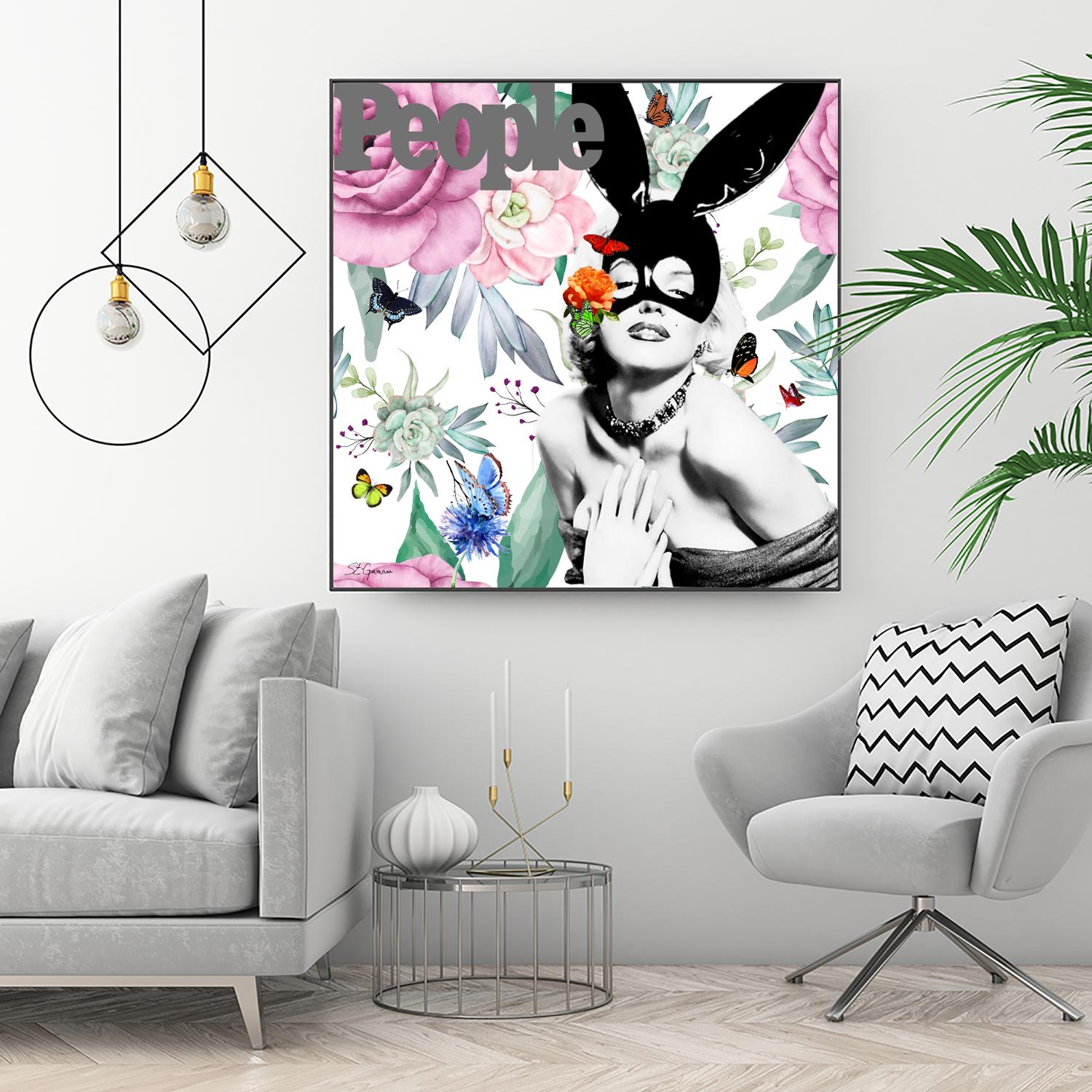 Butterfly Circus by Carole St-Germain on GIANT ART - pink pop pop