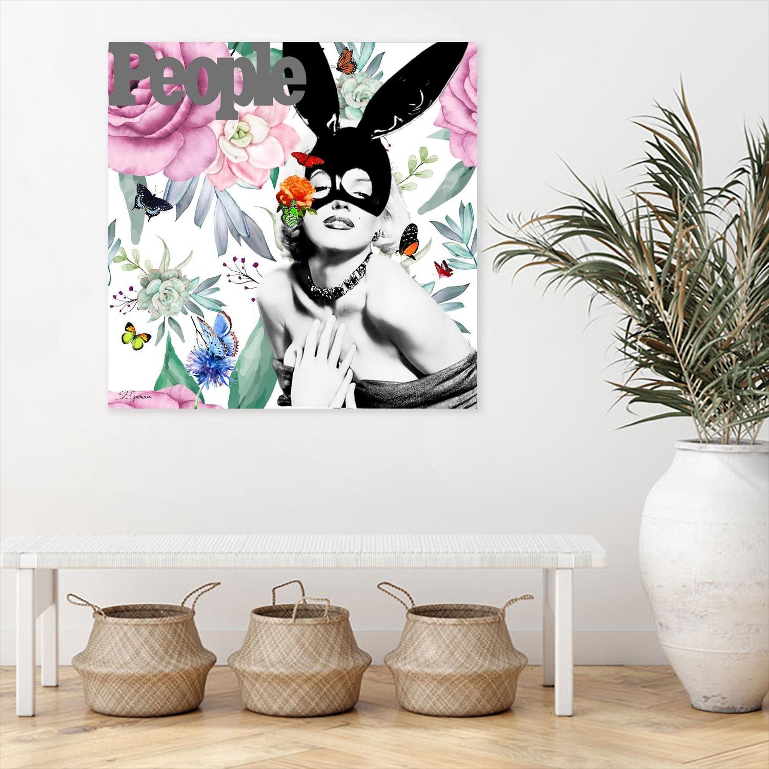 Butterfly Circus by Carole St-Germain on GIANT ART - pink pop pop