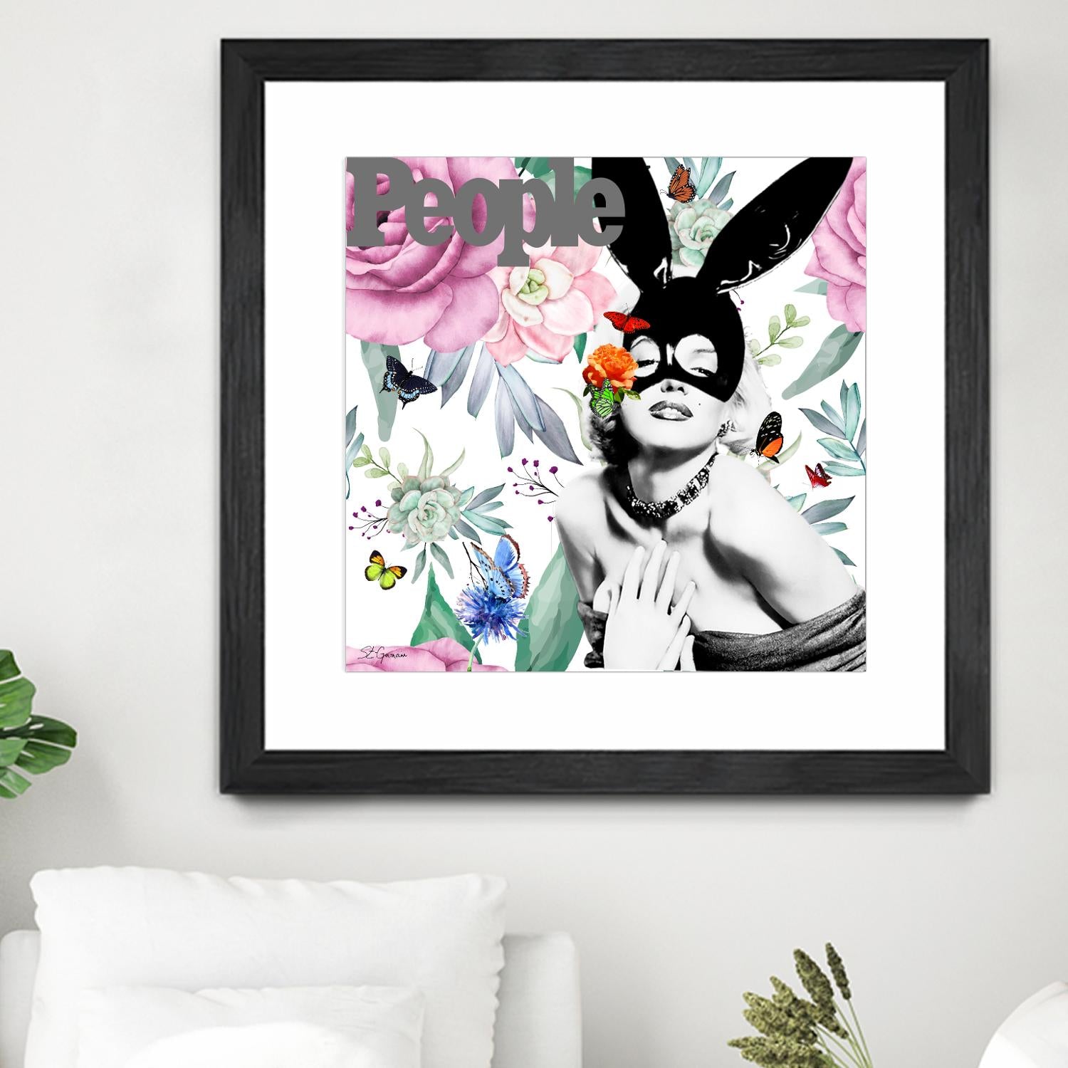 Butterfly Circus by Carole St-Germain on GIANT ART - pink pop pop