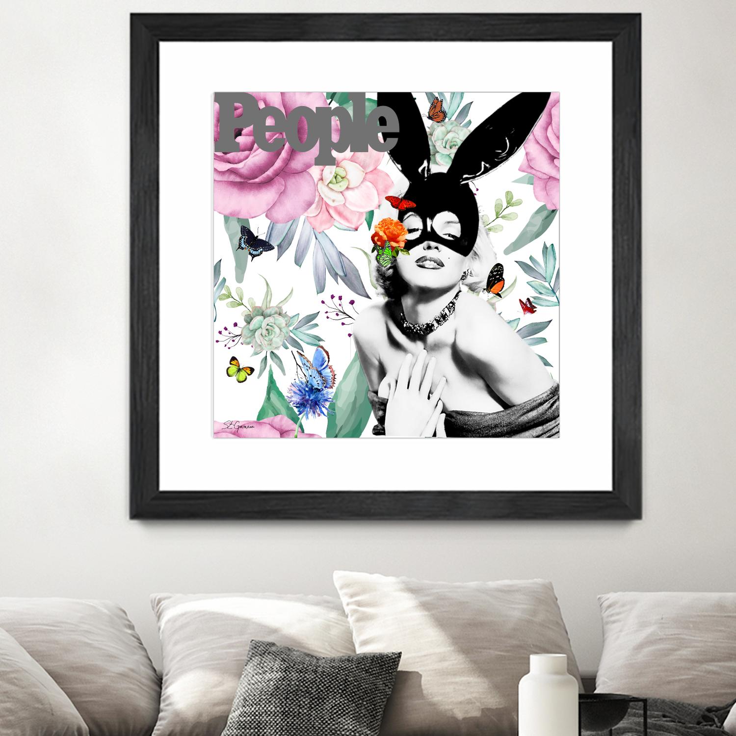 Butterfly Circus by Carole St-Germain on GIANT ART - pink pop pop