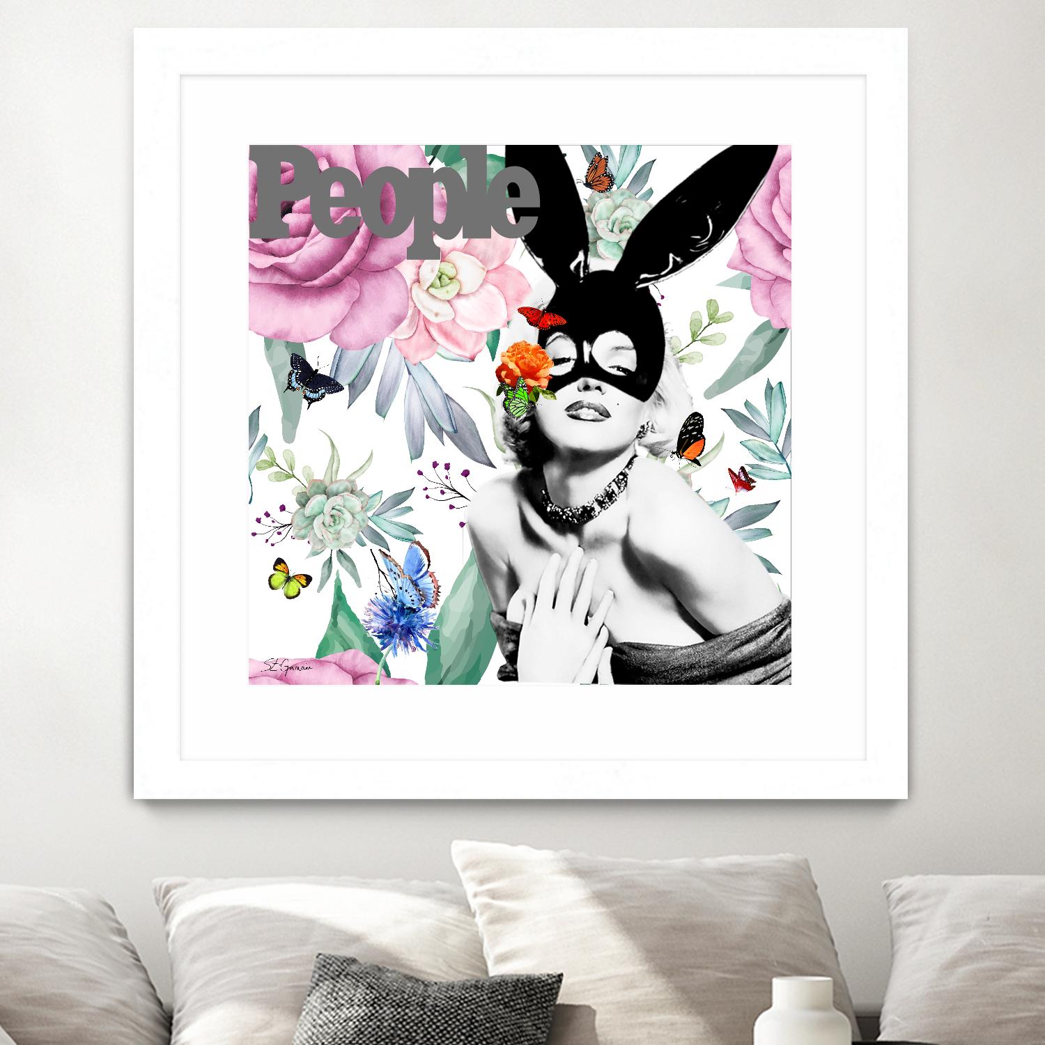 Butterfly Circus by Carole St-Germain on GIANT ART - pink pop pop