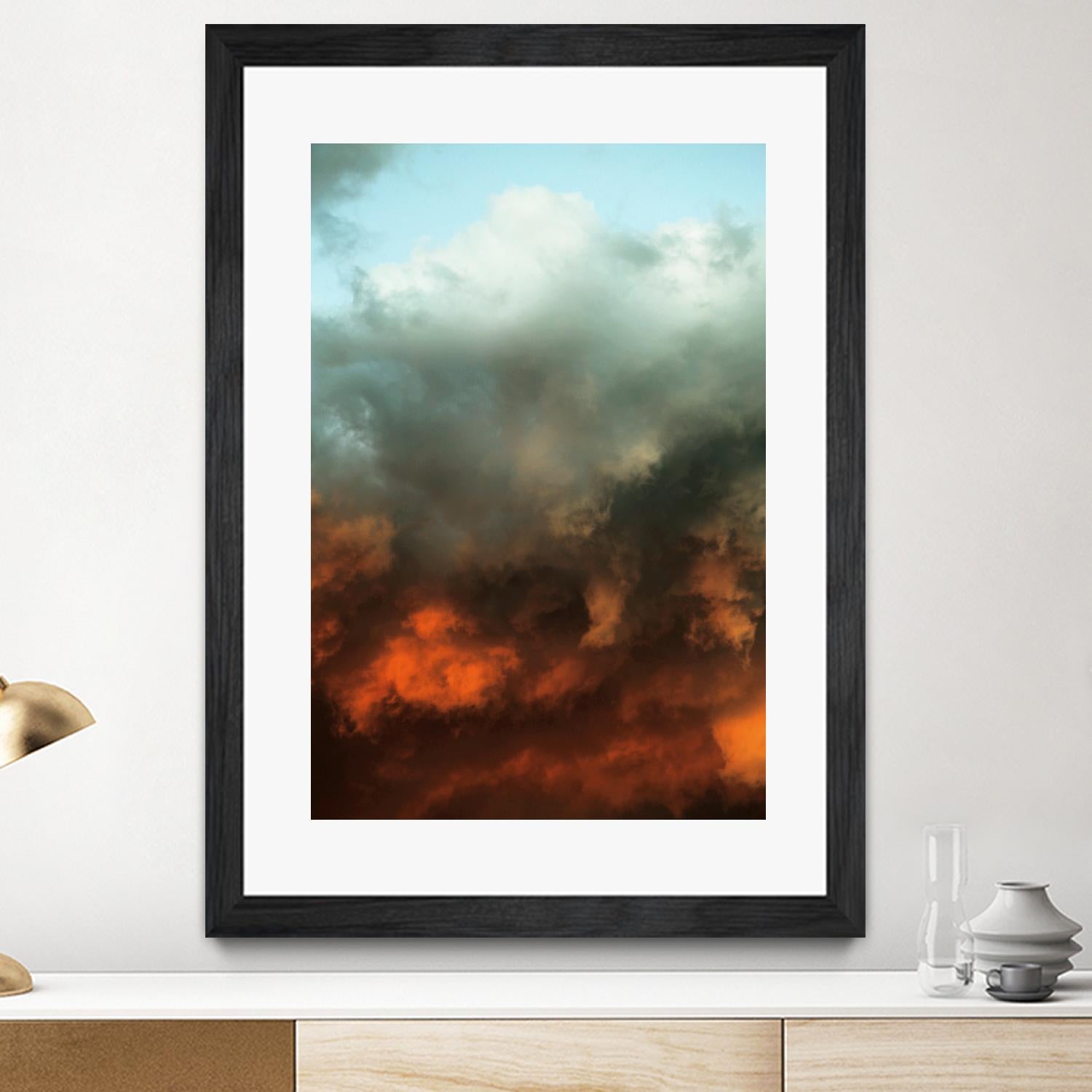 Global Warning by Ivan Ballack on GIANT ART - blue photo art