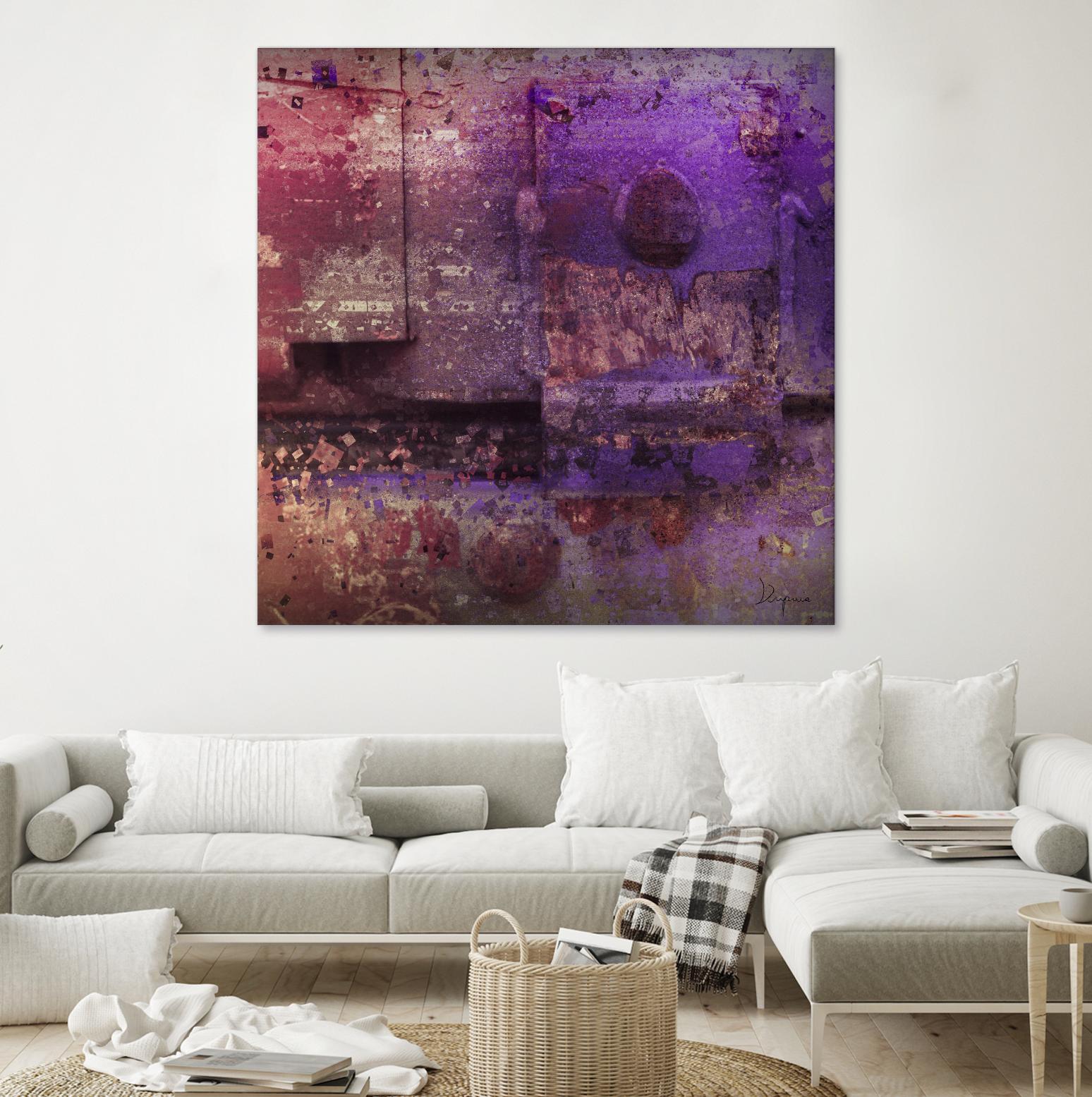 Mauve Désir VIII by Jean-François Dupuis on GIANT ART - pink abstract rust